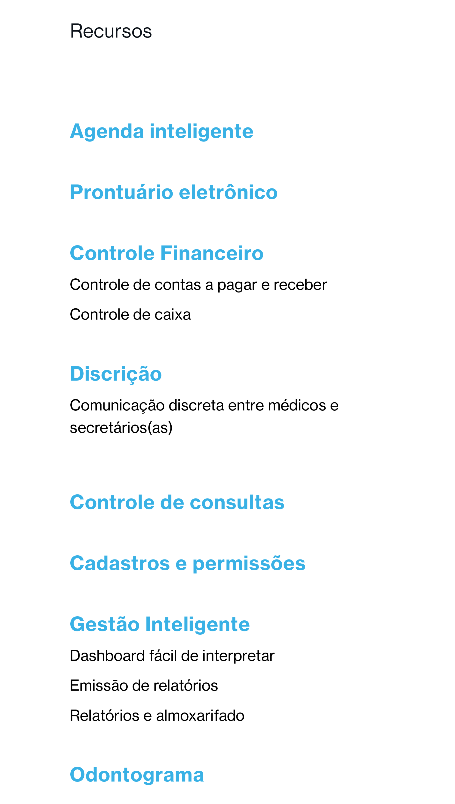 Sistema para Clínicas e Consultórios